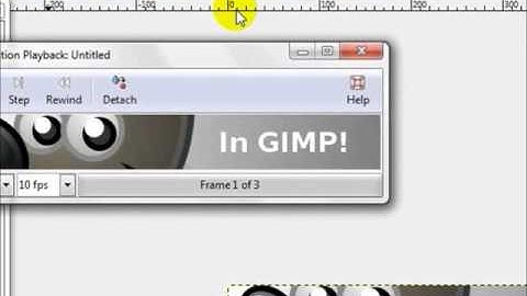 How to create an easy Animated Text in GIMP - Animated Text Tutorial