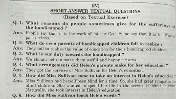 Short Q/A of chapter-8 "A Modern Miracle" (11 Class, Ele.Eng.)