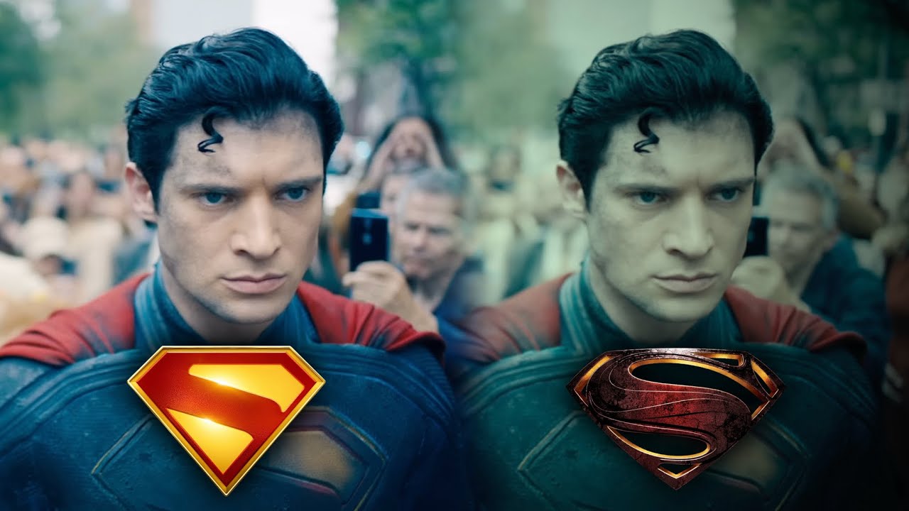 Superman Trailer 2025 | James Gunn vs Zack Snyder Color Versions Side ...
