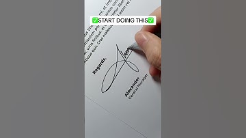 New Signature Idea 😊 #signatureideas #signature