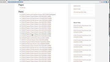 CCNA 1 Chapter 8 Exam Answer v5 & v5 02 2015 100%