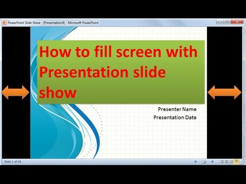 how to view powerpoint presentation full screen