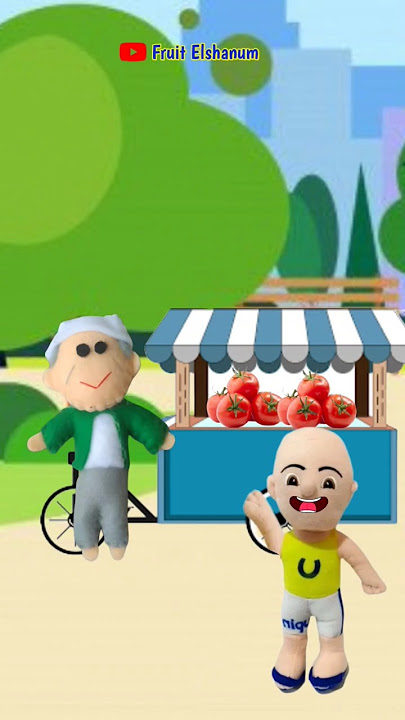 pak Camat Jualan Tomat Yang Beli Harus Hormat #animation #cartoon #viral #komedi #upinipin #shorts
