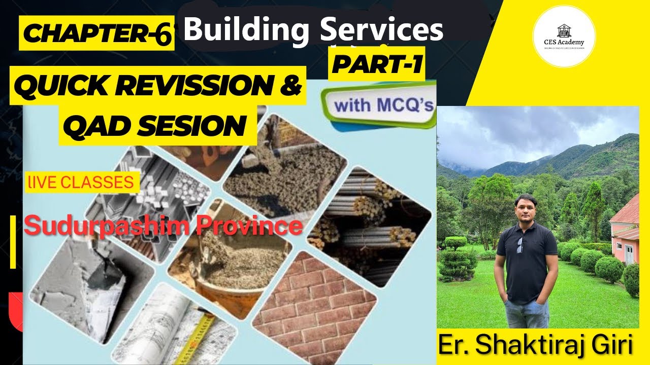 1| Building Services MCQ|Assistant Sub engineer| For Sudurpaschim Province||by Er.Shakti sir||