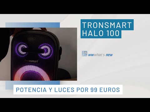 Tronsmart Halo 100,  nuevo altavoz portátil con luces, para fiestas