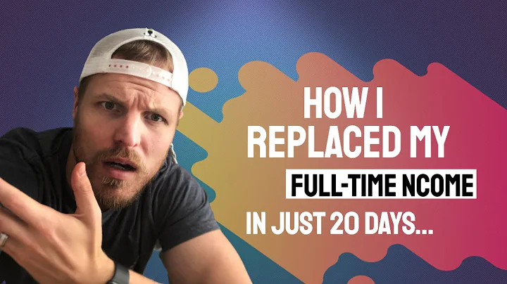 How I Replaced My Full Time Income In Only 20 Days...