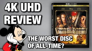 PIRATES OF THE CARIBBEAN: CURSE OF THE BLACK PEARL 4K UHD BLU-RAY REVIEW | THE WORST 4K DISC EVER?