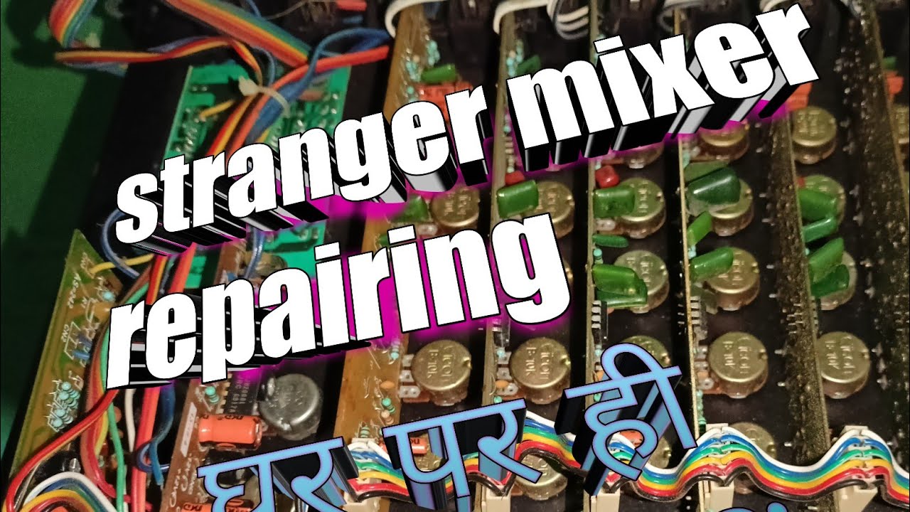 echo mixer repair | stranger mixer |8 channel