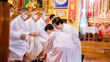 Nghi Thức Rửa Chân - Lễ Tiệc Ly || Giáo xứ Thuận Thành - Giáo phận Bùi Chu || Năm 2022