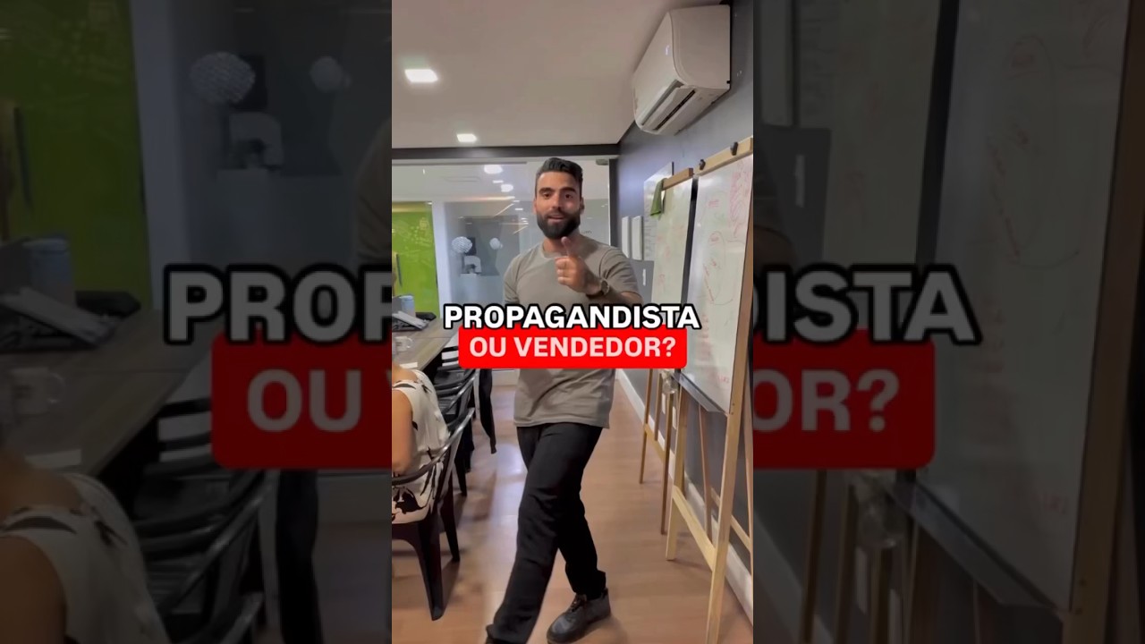 Você é propagandista ou vededor? #shorts 2605
