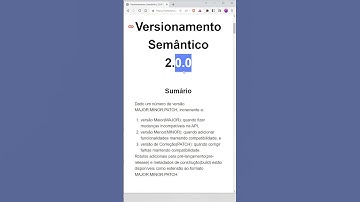 Versionamento semântico - Semantic Versioning (SEMVER) | Dias de Dev