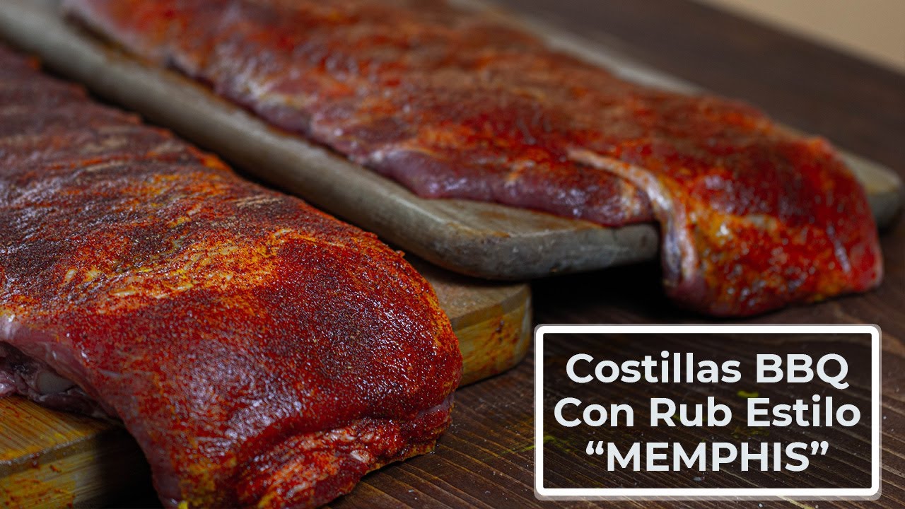 La mejor receta de COSTILLAS BBQ con un RUB estilo Memphis
