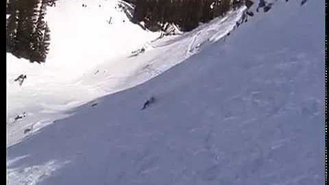 Snowboarder Leg Break: Teague Mullen (Angle2)