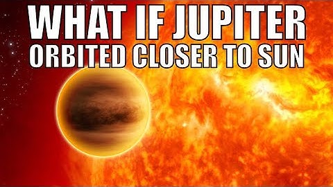 What if Jupiter Orbited Closer to the Sun?