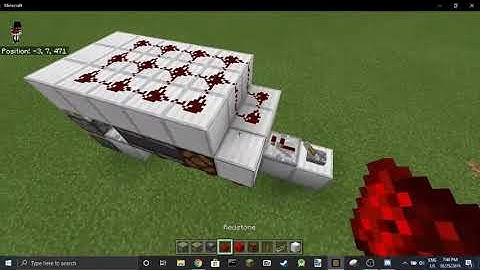 Minecraft Bedrock - Redstone Tutorial - Tileable Double Piston Extender