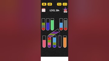 Water Sort puzzle level 264 - Color Puzzle Game (IEC Global Pty Ltd)