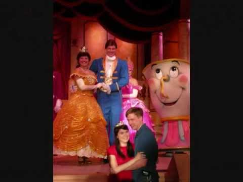 Disney Engagement - M & G's Proposal Beauty and the Beast 2011