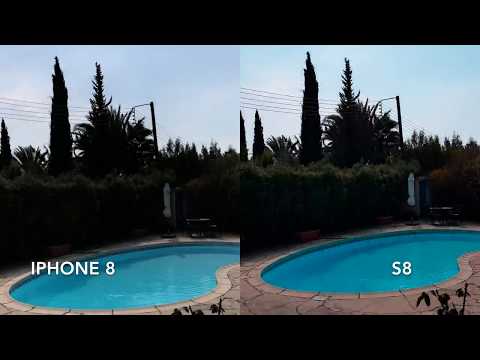 iPhone 8 vs Samsung Galaxy S8 4K video
