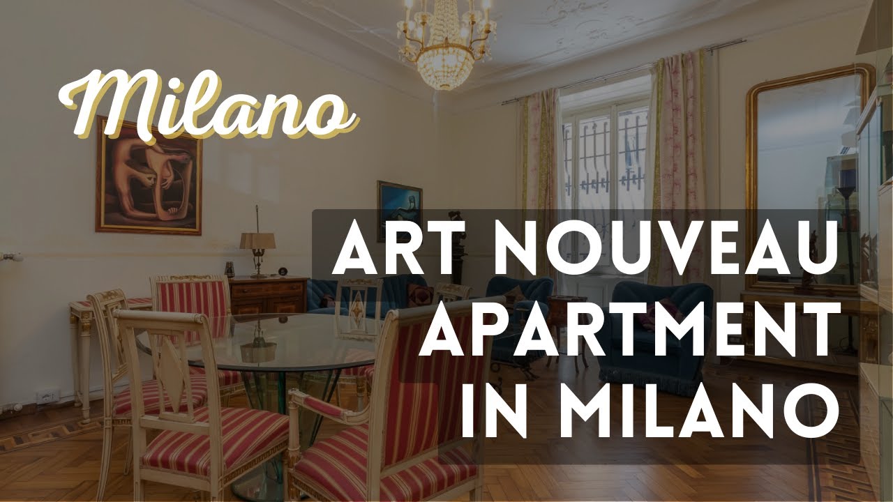 SOLD - Elegant Art Nouveau apartment fully restored in Milano - Italy
