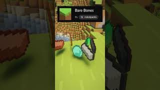Minecraft X Bare Bone Resource Pack  #minecraft #shorts