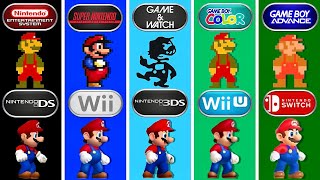 Evolution Of Super Mario Bros Nes Vs Arcade Vs Gw Vs Gbc Vs Gba Vs Nds Vs Wii Vs 3Ds Vs Switch