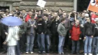 Anonymous Hamburg bei der Demo gegen Internetzensur der Piraten Partei Löschen Statt Sperren #Zensursula