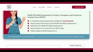 NURS FPX 9000 Assessment 1: Project, Preceptor, and Practicum Interest Form (PPPIF)