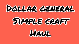 DOLLAR GENERAL HAUL OF KID FRIENDLY & OR “EASY & SIMPLE HALLOWEEN CRAFTS!! 