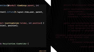 How to Change the RecyclerView Selected Item Background in Android