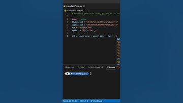 Password Generator Using Python in Just 30 Seconds Python is so Easy