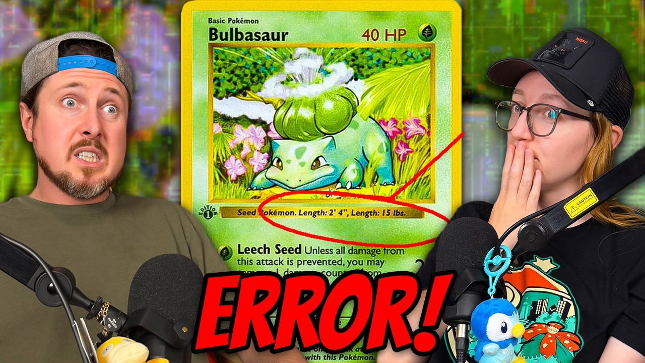 ミカン　エラーカード　二重印刷 How Did These ERROR Pokemon Cards Get Printed?! - YouTube
