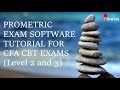 CFA CBT Exams (Level 2 and 3) - Prometric Exam Software Tutorial (Updated)