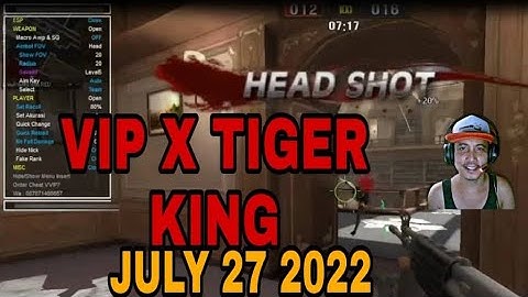 Point Blank VIP Cheat X - Tiger King by Cieter Gaming August 18 , 2022