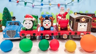 きかんしゃトーマス ねんどで顔型 クリスマス プレイドー 粘土 パーシー Thomas & Friends Train's Face Molds with Play Doh