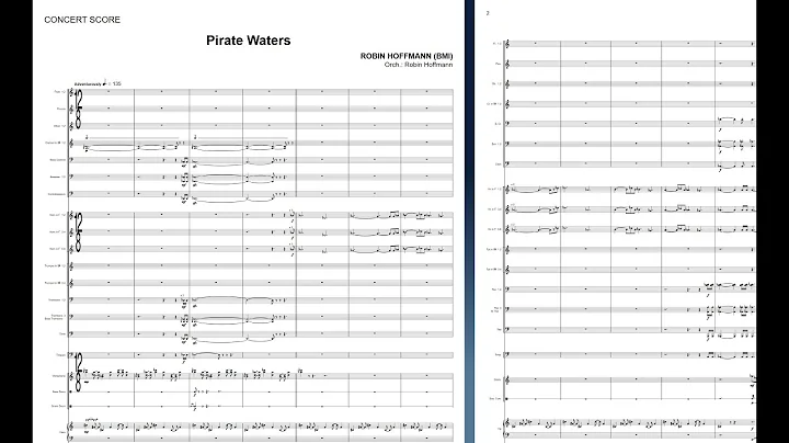 Robin Hoffmann - Pirate Waters (Score Sheet Video)