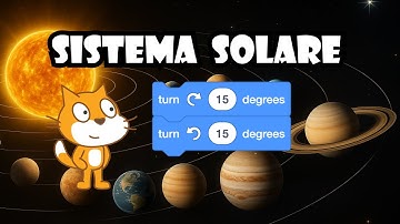 🌞 Lezione 6 – Blocchi Motion di Scratch: Il Sistema Solare  🪐