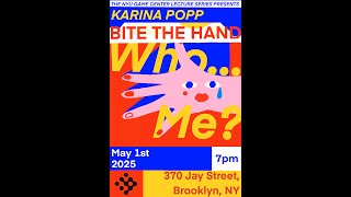 NYU Game Center Lecture Series Presents Karina Popp @NYUGameCenter