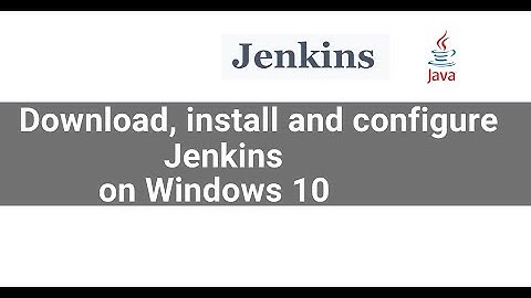 How to set up Jenkins on Windows | Install Java and Jenkins on Windows 10 | Set up jenkins server