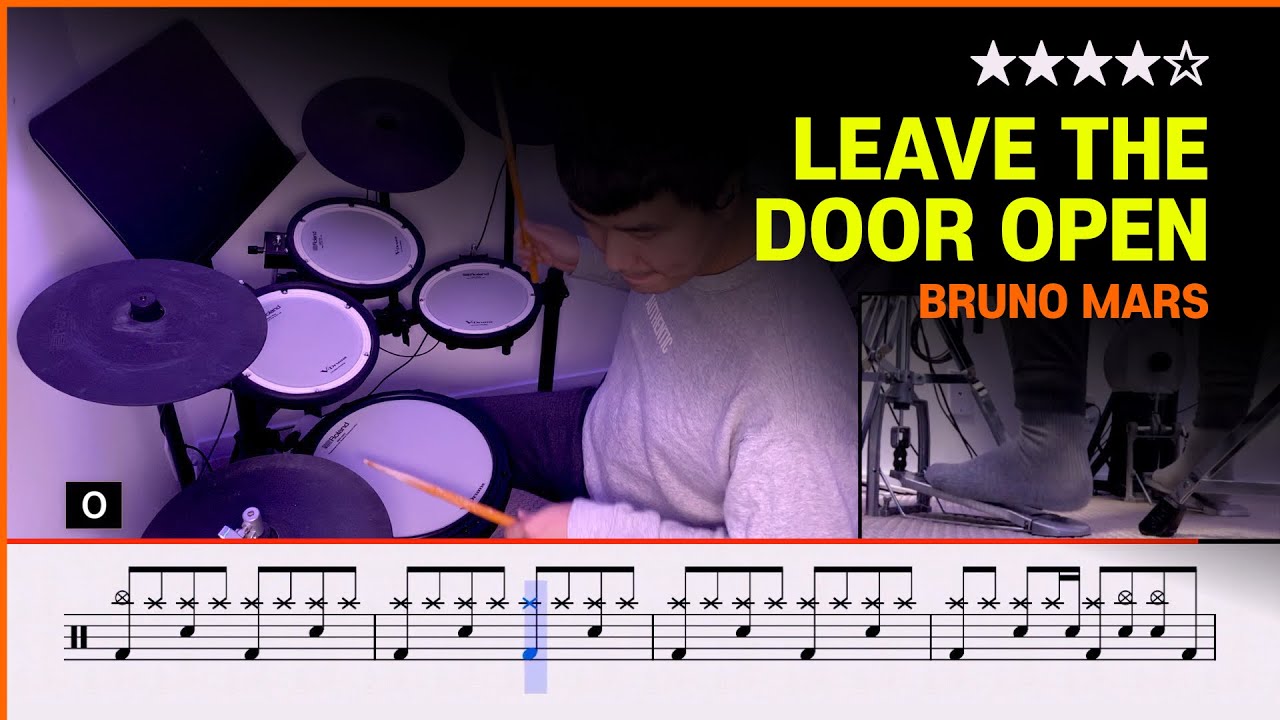 Leave the Door Open Partitura Bruno Mars