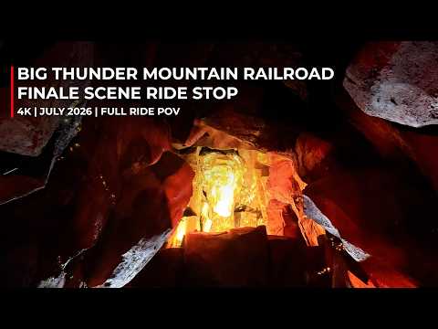 Big Thunder Mountain Railroad Finale Lift Ride Stop | FULL RIDE 4K