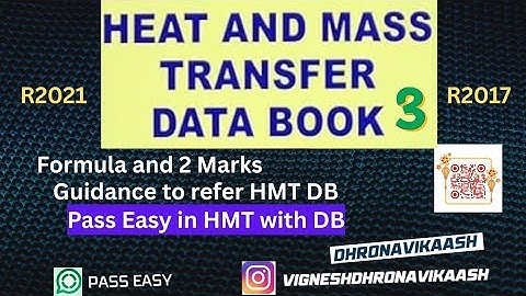 Pass easy in HMT with Data Book - Part 3 | Anna Univ | Autonomous | Deemed Univ | DHRONAVIKAASH