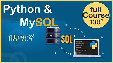 Python and MYSQL Database full course