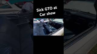 Beautiful Pontiac GTO at classic car show