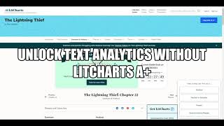 UNLOCK TEXT ANALYTICS WITHOUT LITCHARTS A+ [PATCHED] screenshot 1