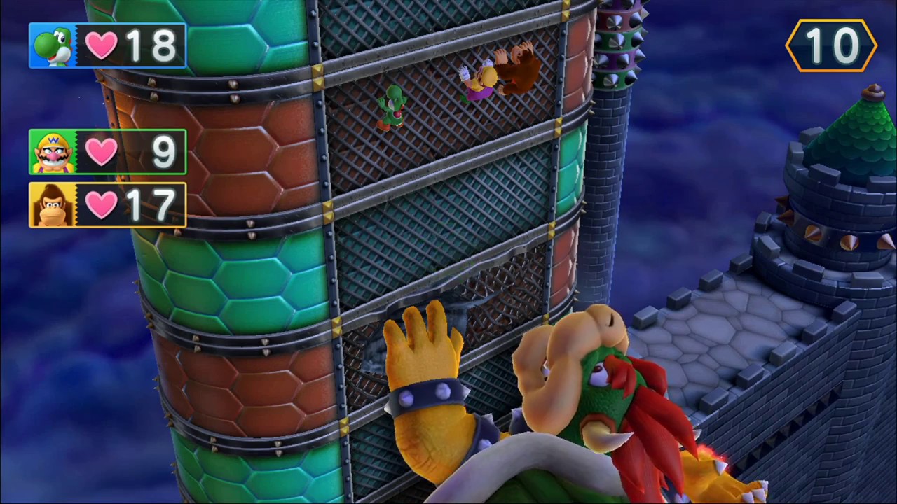 Mario Party 10 - Chaos Castle ! Bowser & Team Mario( Yoshi,Wario,Donkey Kong,Peach)# 41