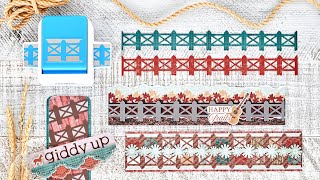 Field Fence Border Punch by Creative Memories