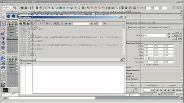 MAYA 2010 - Quick Lesson - MEL Script Demo
