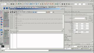 MAYA 2010 - Quick Lesson - MEL Script Demo