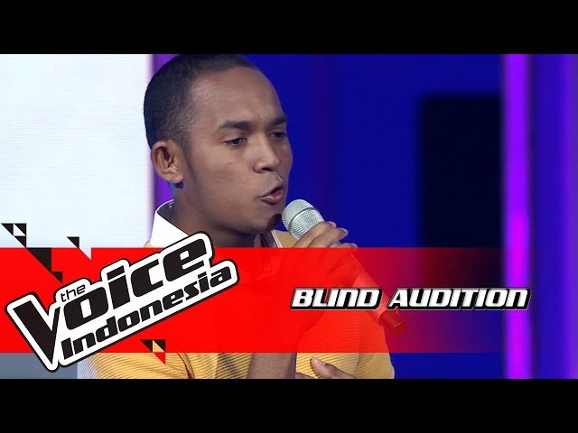 Aldo - Langit Abu-Abu | Blind Auditions | The Voice Indonesia GTV 2018 class=