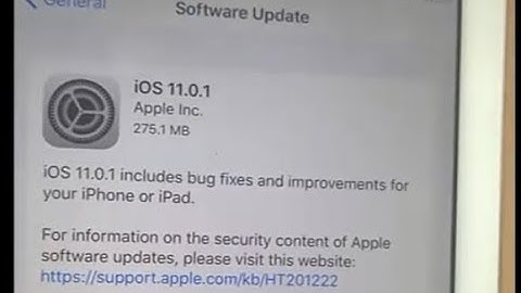 iOS Version 11.0.1 15A402 Software Update is available to download and install in iPad Air 2
